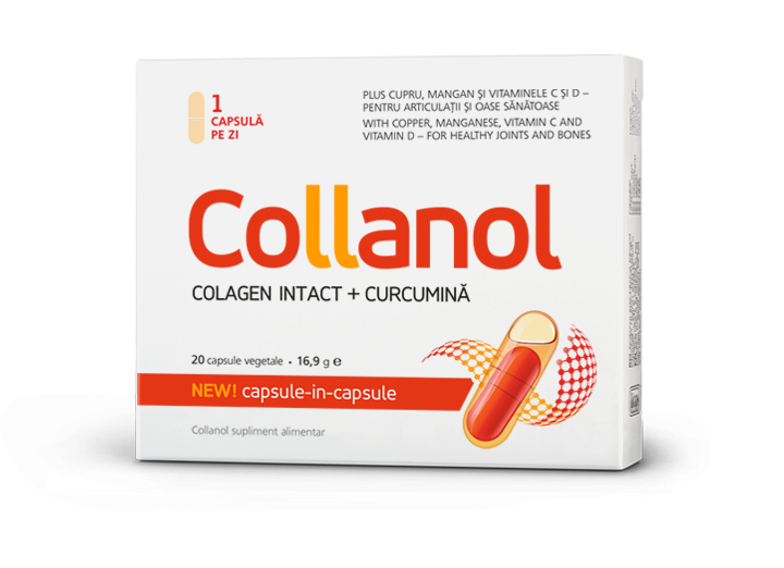 Collanol - Capsugel , 20 capsule (Articulatii) - restaurantantiqueploiesti.ro