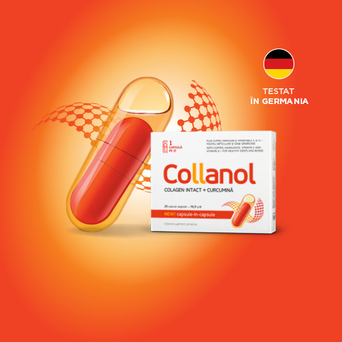 Collanol – Colagen intact + Curcumină